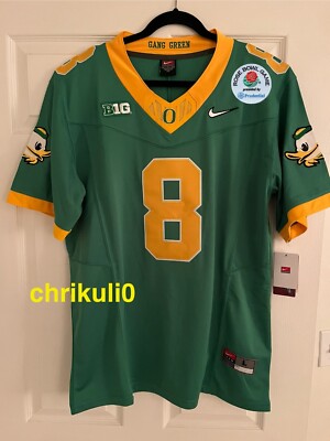 Oregon Ducks Dillon Gabriel 2025 Rose Bowl CFP Playoff Jersey