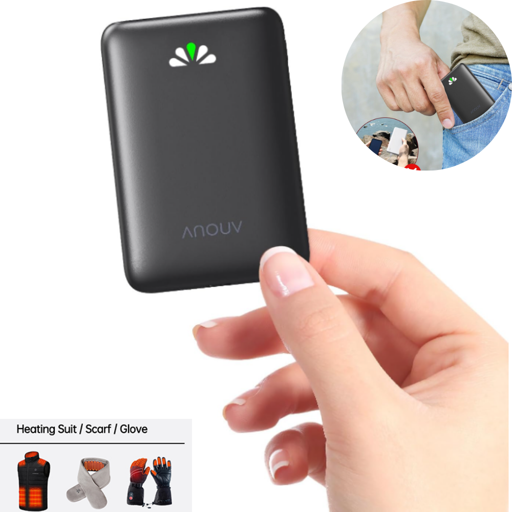 Power Bank for Heated Jacket Vest Pants Coat USB Battery Pack Portable Charger-image
