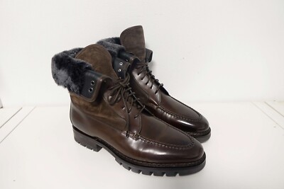 Santoni shoes boots boots business shoes men's size 9 (43) - NEW-original packaging