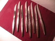 Set Of 8 Oneida Community VENETIA Stainless Flatware Steak Knives Knife 9 1/8"