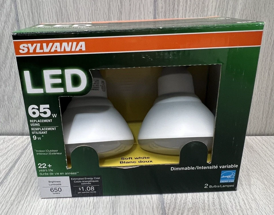 Sylvania 73778 BR30 LED Bulb Dimmable 9W BR30 65W Replacement Medium Base 2700K - Image 2 of 4