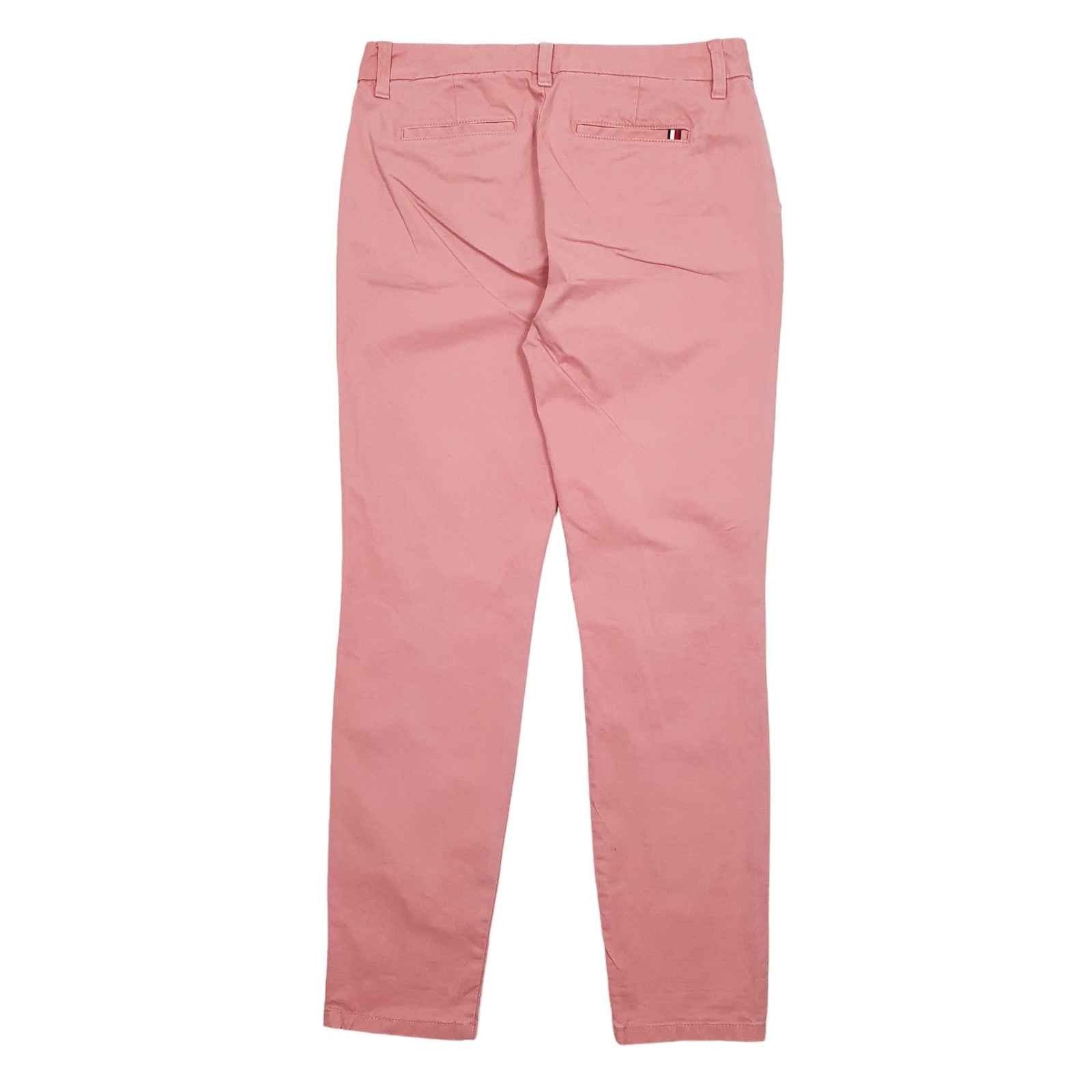 TOMMY HILFIGER Chino Trousers Cotton Pink Womens  10 image 3