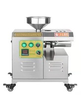 Automatic Commercial Cold Oil Screw Press Seed Press Machine Stainless Steel
