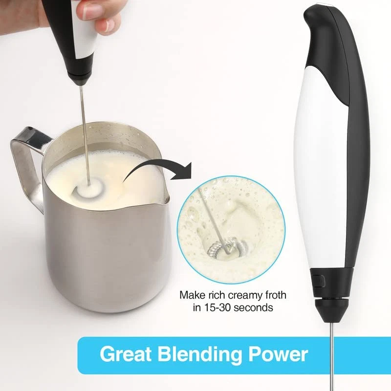Milk Frother Electric Handheld Whisk Milk Foam for Coffee Maker Whisk Mixer New