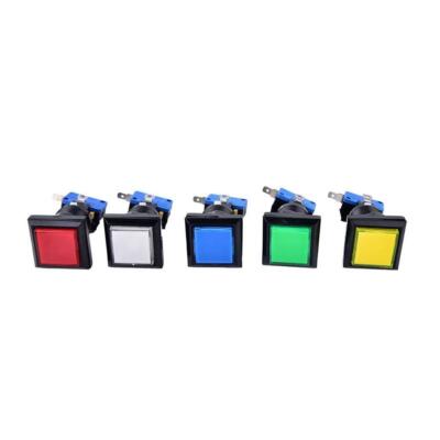 Ersatz Reparatur Teil LED Beleuchtet Square Push Button Für Game Machine