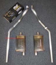64-77 Chevrolet Chevelle 2.5" Mandrel Bent Exhaust - MagnaFlow Mufflers