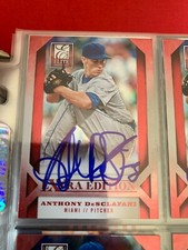 ANTHONY DESCLAFANI AUTOGRAPHED SIGNED 2013 DONRUSS ELITE CARD COA