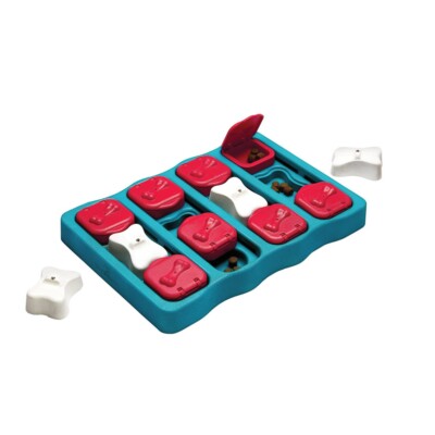 Nina Ottosson Dog Brick Interactive Treat Puzzle Toy Intermediate Enrichment Pet