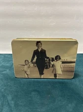 Vintage Magnifica Alitalia Airlines First Class Amenity Stewardess Empty Tin