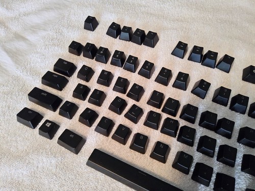 Razer BlackWidow X Chroma Mechanical OEM Factory Keycap Backlit Keys FULL SET - Picture 3 of 10