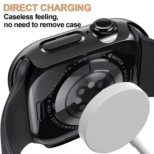 Case for Apple Watch Series 11 10 46/42mm Protective Cover Glass ScreenProtector - Picture 8 of 27