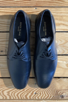 NWOT Black Men\'s Leather Dress shoes s-l400.jpg main image 2