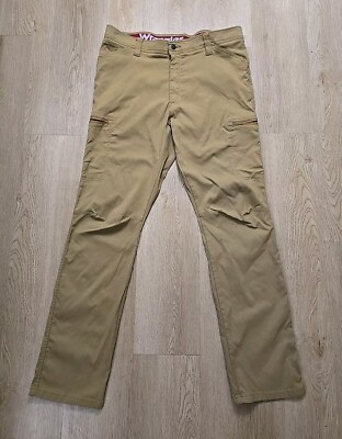 Wrangler Mens Brown Utility Hiking Pants 36x32