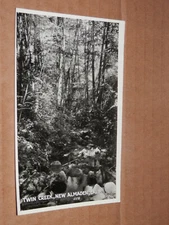 NEW ALMADEN CA - 1910-1930 ERA POSTCARD - TWIN CREEK