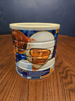 Johnny Unitas Maxwell House Coffee Can Collectors Series