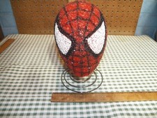 2006 Spiderman Bust Popcorn Gel Lamp Night Light Bobble Spring Base - No Wiring