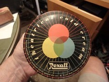 1S-vintage  REXALL 1 lb theatrical Cold cream tin