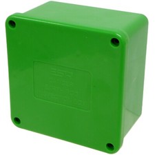 ESR GREEN PLASTIC EARTH ROD INSPECTION BOX EARTHING BOX 97MM X 58MM