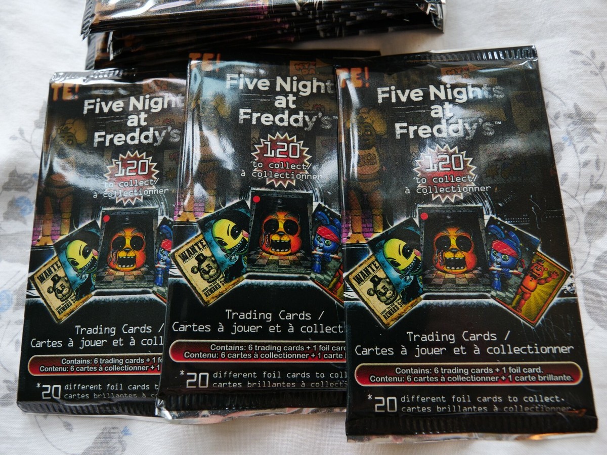 Lot of (3) 2016 Scott Cawthon Five Nights at Freddy's Trading Card