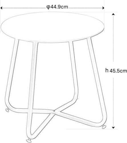 Mano Rund Sofatisch Beistelltisch Grün - Bild 3 von 8