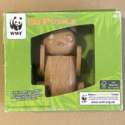 3D Holz Kinder Erwachsene Alter 6+ Puzzle pädagogisches Geschenk Spielzeug Panda  