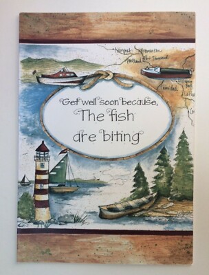 Handmade Quilled Greeting Card, Fishing Lures - To The Nines Manitowish