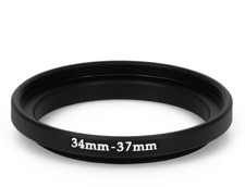 34mm - 37mm Filter Adapter Step-Up 34-37