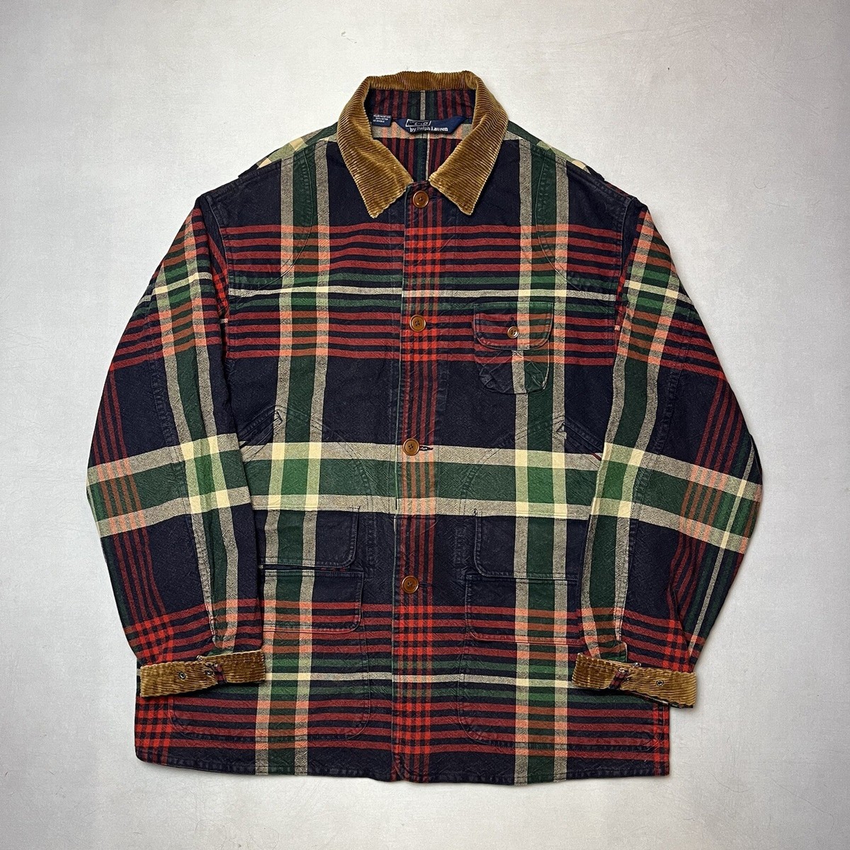 Vintage Polo Ralph Lauren Plaid Chore Hunting Jacket Vintage Polo Ralph Lauren Plaid Chore Hunting Jacket