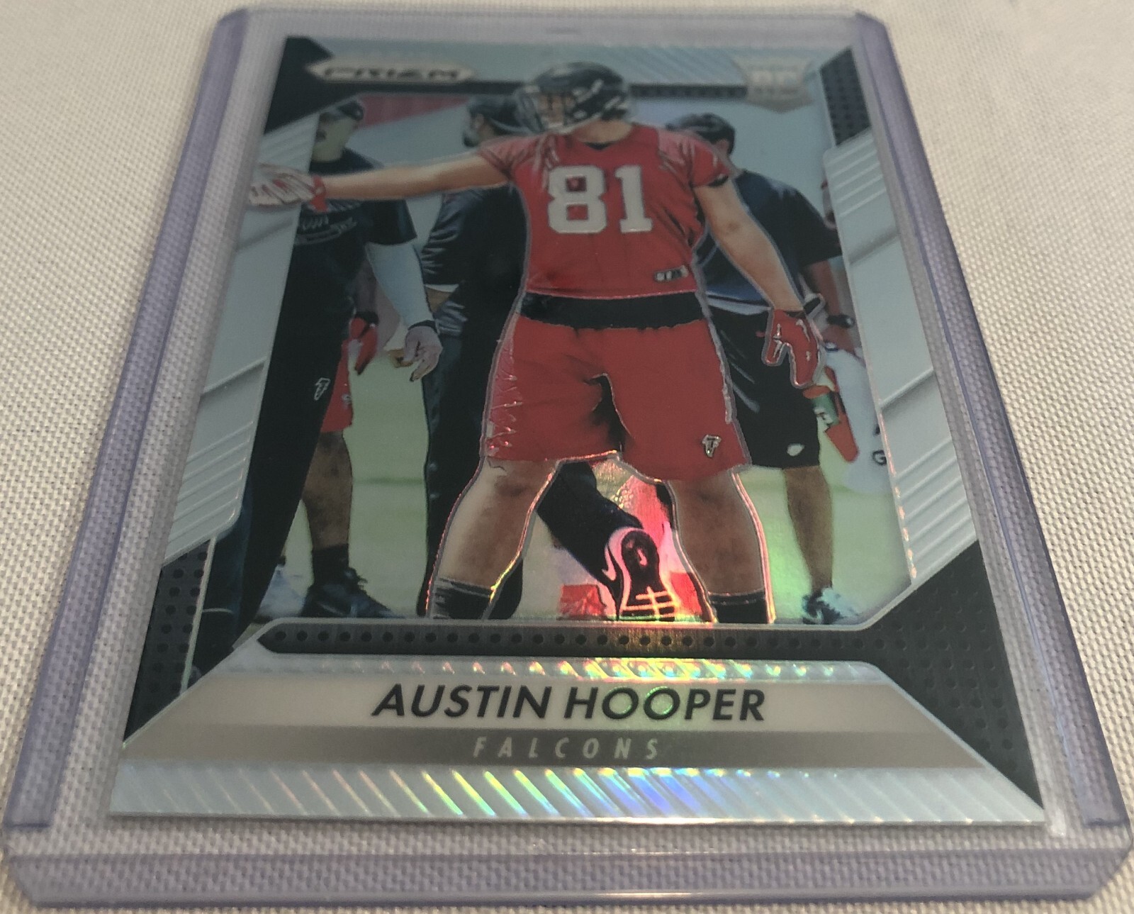 2016 Panini Prizm Football Austin Hooper Atlanta Falcons Silver Prizm rookie 226