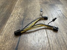 Parallel Miner PCIE 6 pin Female to Dual PCI-E 8 6 2 pin Male GPU Adapter