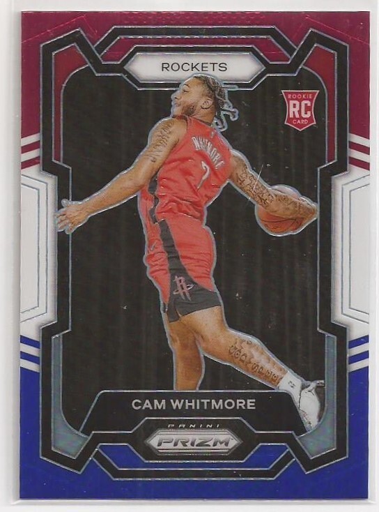 2023-24 Panini Prizm Cam Whitmore RC Red White Blue Prizm #129