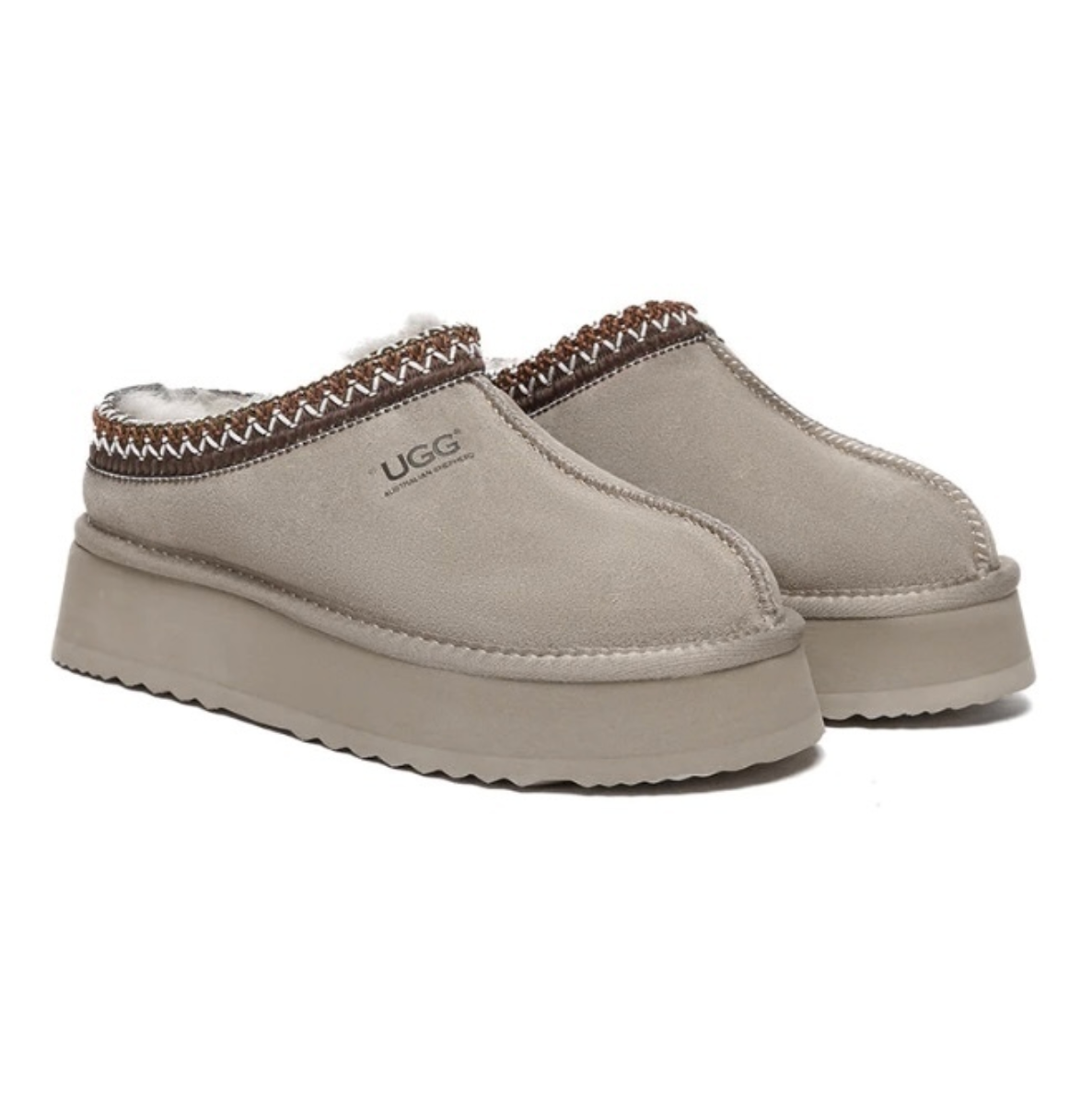 UGG EXPRESS】AUSTRALIAN SHEPHERD VENTUS PLATFORM WOOL ANKLE BOOTS 