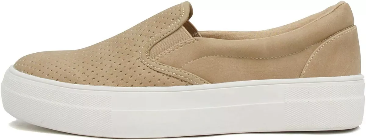 Scarpe slip top on platform