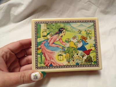 VTG Block Puzzle Made in W. Germany Snow White & Other Fairytales