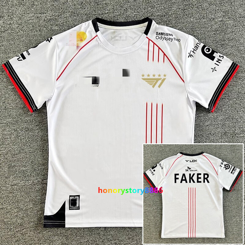 ウェア 2024 T1 Worlds Uniform Jersey Faker 2024 T1 Uniform Jersey