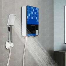 Electric Instant Hot Water Heater Tankless Boiler Bathroom Shower 4500W 110V US