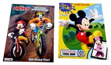 Mickey Mouse Clubhouse  Friend Coloring Book Disney JR Activity Books Set of 2