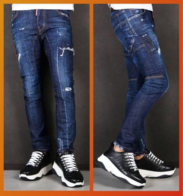 未使用品✨ DSQUARED2 TIDY BIKER JEAN ダメージ加工 DSQUARED2 TIDY BIKER JEAN 44 ダメージ加工