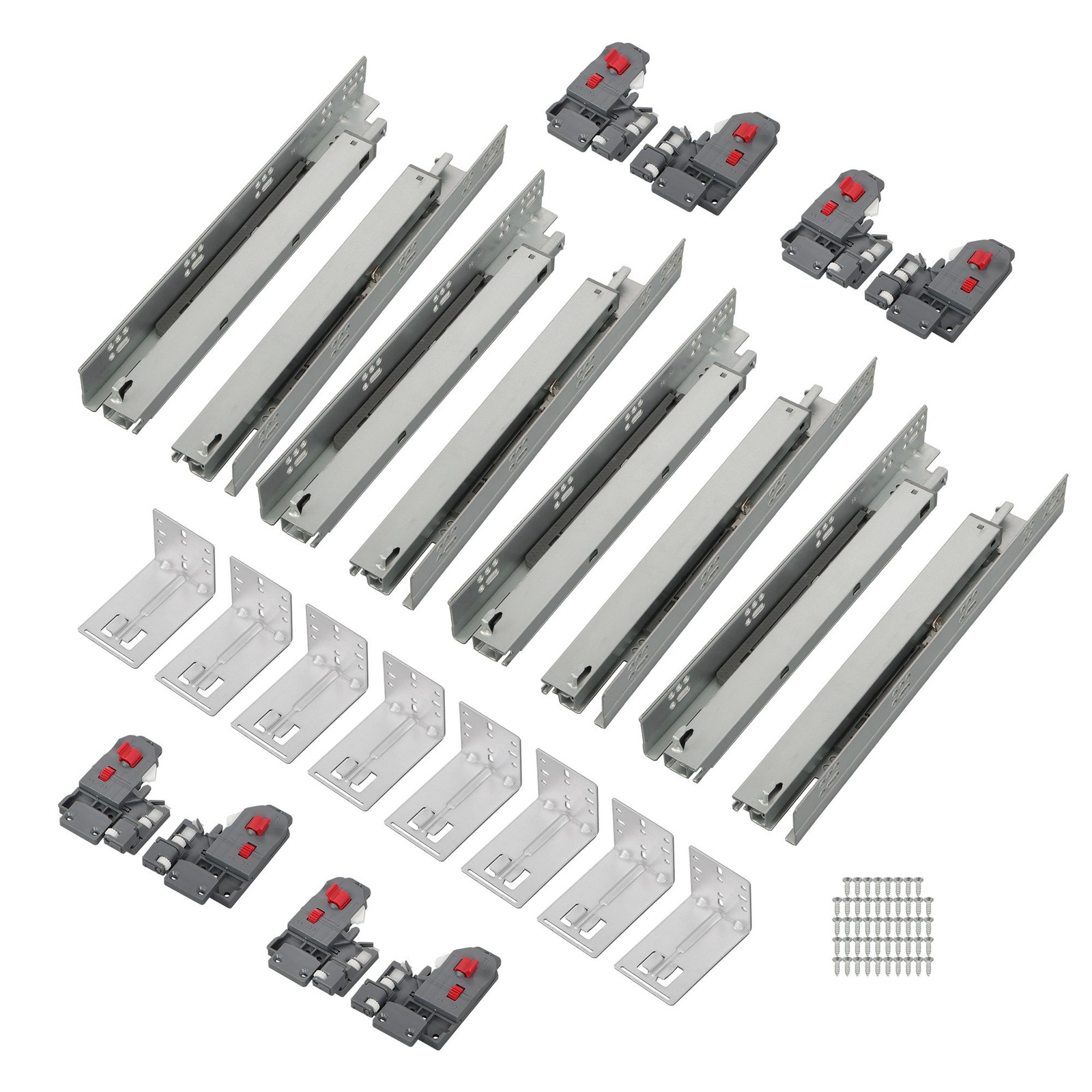 15 Inch Undermount Soft Close Drawer Slides