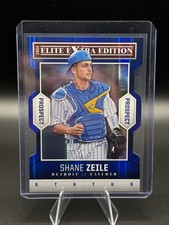 2014 Elite Extra Edition Prospects Status Blue Die-Cut /100 Shane Zeile #61