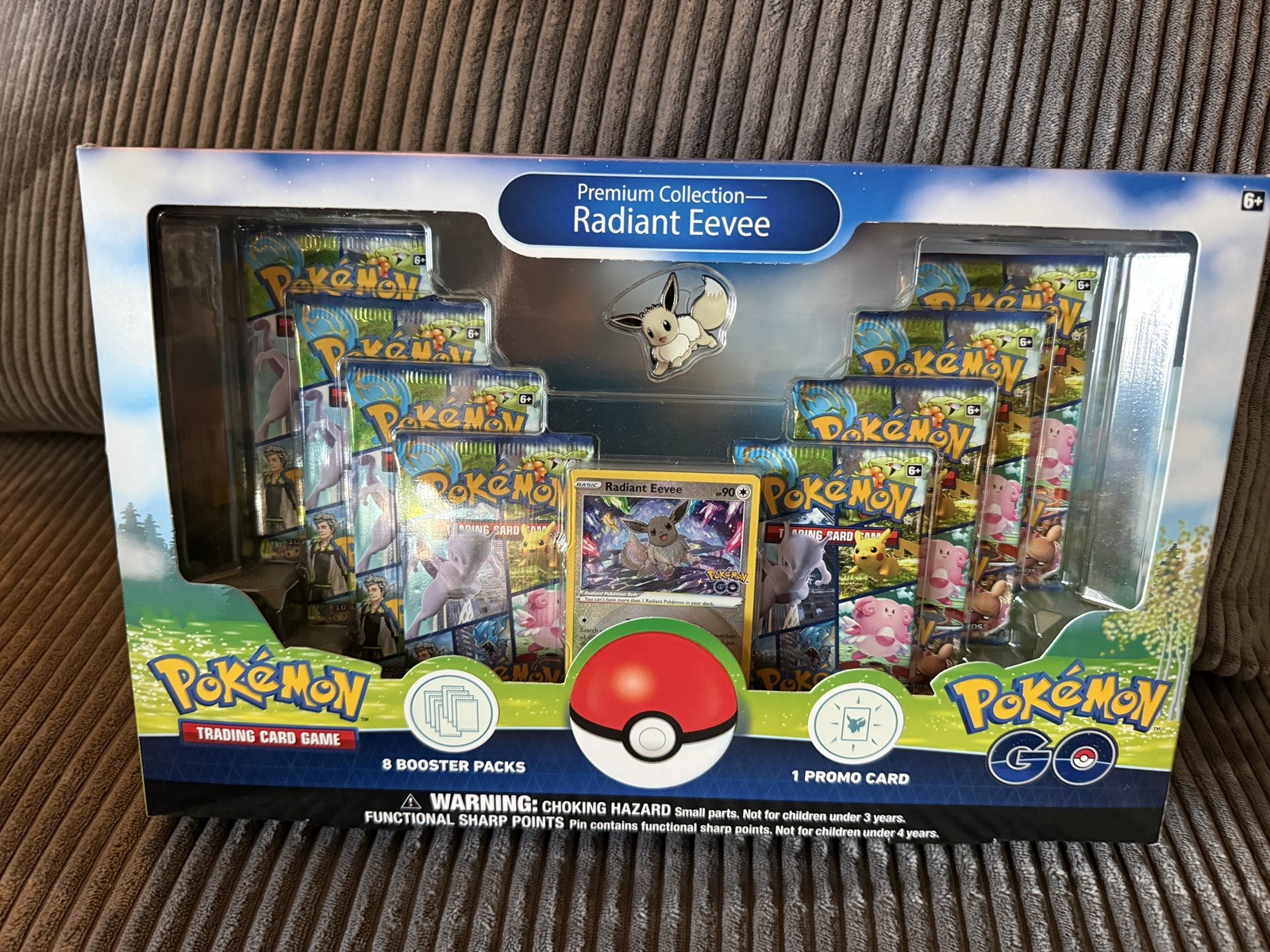 Pokemon TCG Pokemon GO Radiant Eevee Premium Collection Box Sealed
