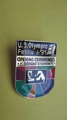 Pins U.S. Olympisches Festival 91 DODGER STADION ERÖFFNUNGSZEREMONIE
