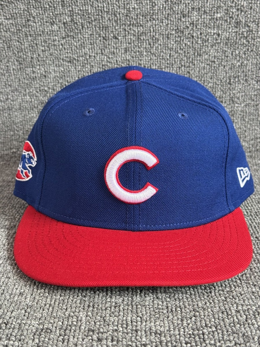 New Era Chicago Cubs 9FIFTY Snapback Hat Blue Red Bear Logo Cap New