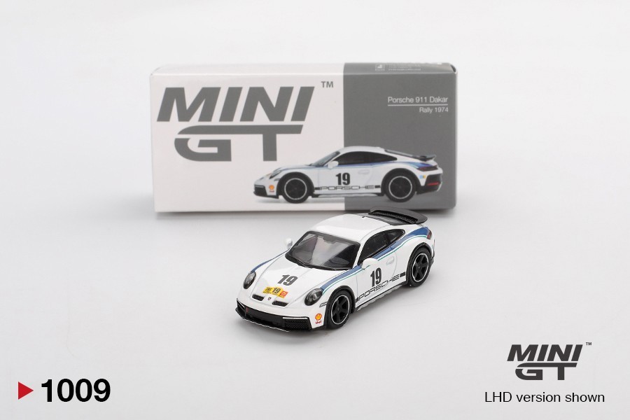 Mini GT 1:64 Porsche 911 Dakar Rally 1974 (LHD) #1009 New