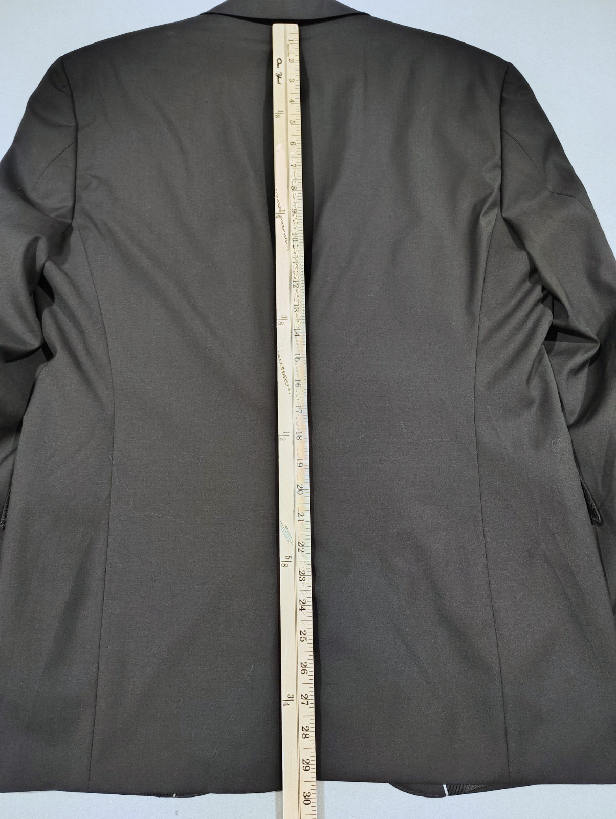 Hugo Boss Blazer Sporcoat Mens  Jacket 40R  Black Wool Guabello thumbnail 13