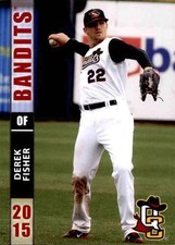 2015 Quad Cities River Bandits Grandstand 9 Derek Fisher Rexmont Pennsylvania PA