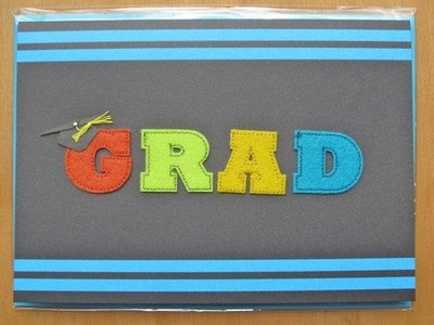 ''You're awesome! Congratulations & much success'' 3D/HM PAPYRUS GRADUATION CARD 