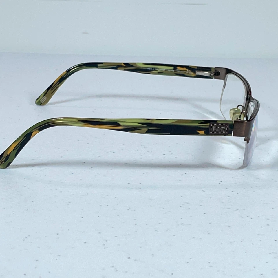 Gafas Versace, solo monturas, 1184 1320 verde, 53-18-140, metal, Italia Foto 3 de 4