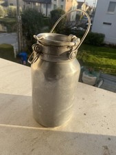 Contenitore Latte Fresco Con Tappo Ermetico Anni 60 Alluminio