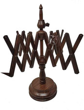 Rosewood Wooden Umbrella Yarn Swift - Hand Operated Wool Winder Tool